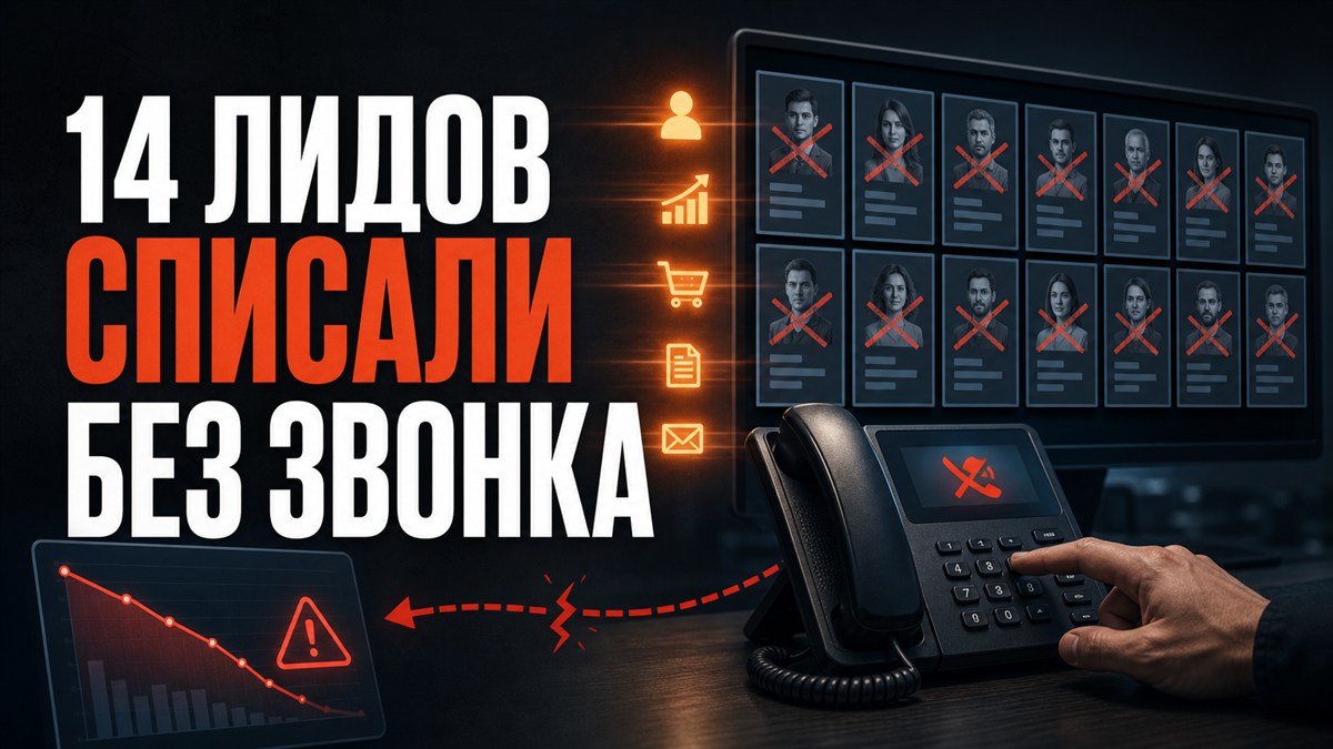14 ЛИДОВ СПИСАЛИ БЕЗ ЗВОНКА