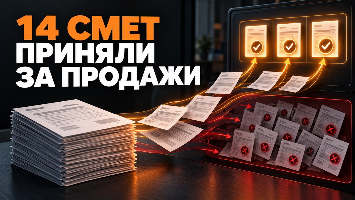 14 СМЕТ ПРИНЯЛИ ЗА ПРОДАЖИ