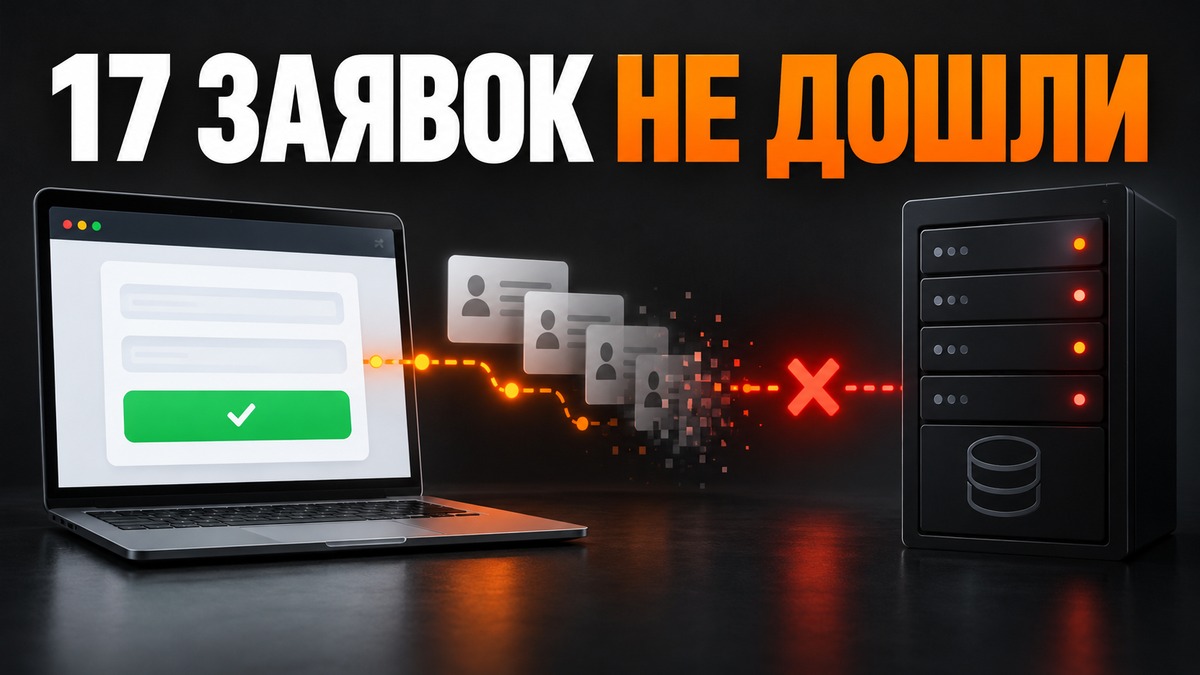 17 ЗАЯВОК НЕ ДОШЛИ