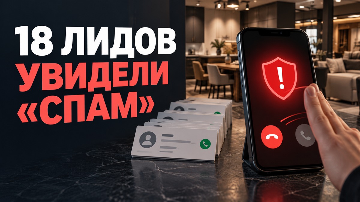 18 ЛИДОВ УВИДЕЛИ «СПАМ»