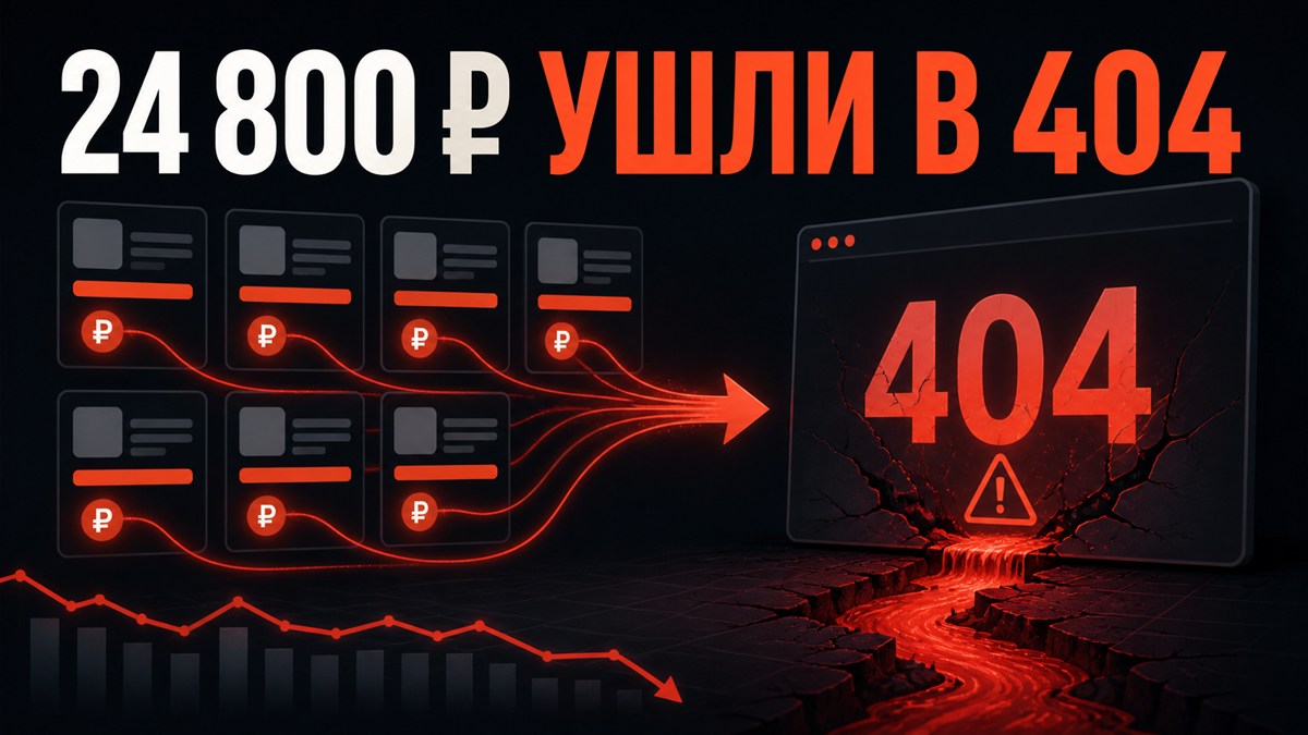 24 800 ₽ УШЛИ В 404
