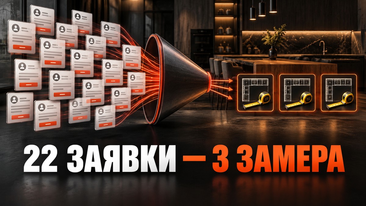 22 ЗАЯВКИ — 3 ЗАМЕРА