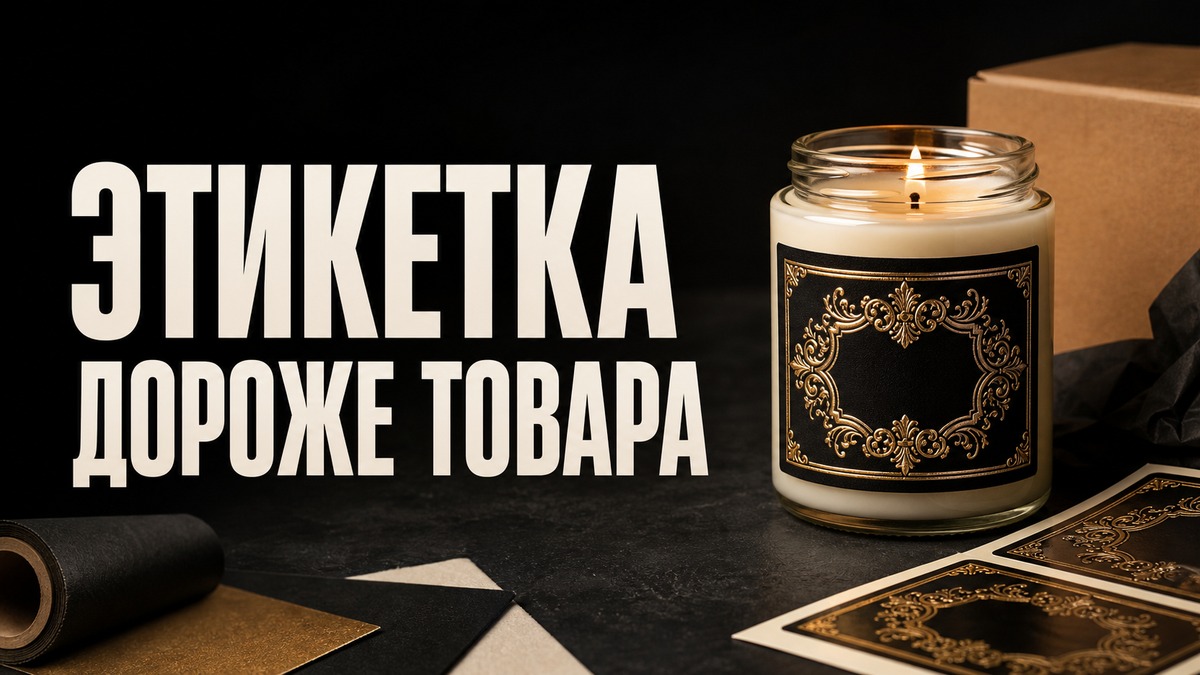 Кейс: этикетка на свечу выглядела дороже товара