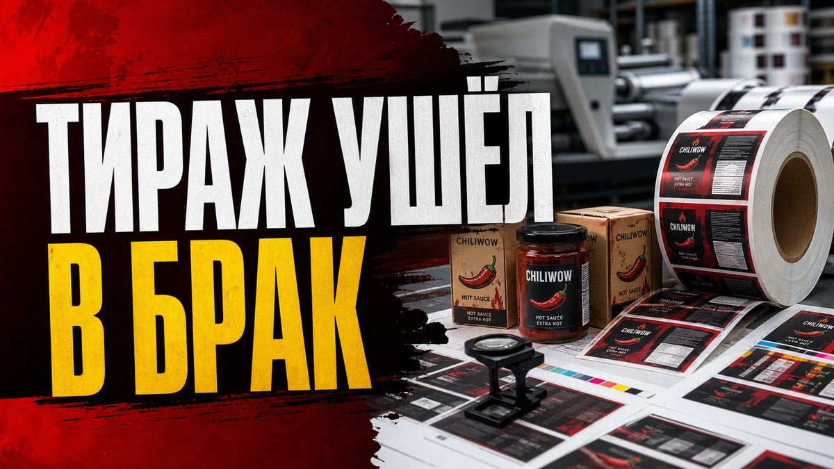 Кейс: малый тираж этикеток спас упаковку от большой переделки
