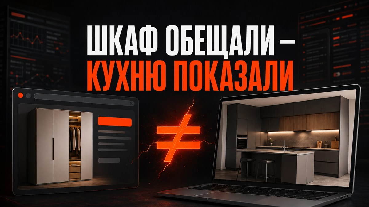 ШКАФ ОБЕЩАЛИ — КУХНЮ ПОКАЗАЛИ