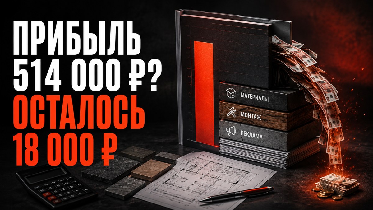 ПРИБЫЛЬ 514 000 ₽? ОСТАЛОСЬ 18 000 ₽